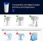 Culligan ZeroWater Replacement Water Filter Removes PFAS 2-Pack