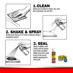 Flex Seal Spray Rubber Sealant Coating, Waterproof, Clear, 17 oz, 2-Pack