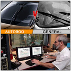 AUTOBOO 26" and 18" Windshield Wipers Blades (Pack Of 2)