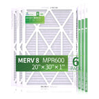 TRIGHTFILTERS 14x20x1 Air Filter 4 Pack, MERV 8 Filter Replacement