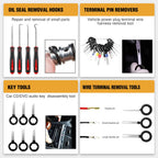 GOOACC 238Pcs Auto Trim Removal Tool and Push Pin Retainer Clip Set