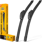 AUTOBOO 26" and 18" Windshield Wipers Blades (Pack Of 2)