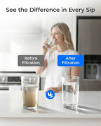 Waterdrop LT1000PC ADQ747935 MDJ64844601 Refrigerator Water Filter, 3 Pack