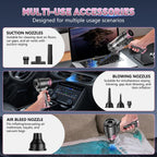 KMM Handheld Car Vacuum Cleaner, Hand Held Vacuum Cleaner and Air Duster