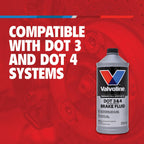 Valvoline DOT 3 & 4 Synthetic Brake Fluid, 32 oz
