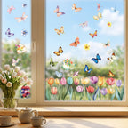 Christmas Window Clings for Glass Windows, Stickers for Window Decorations