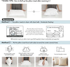 MIULEE 16x36 Inch Throw Pillow Insert for Couch Sofa Bed