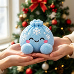 Plush Stuffed Dumpling Squishies, 3.94" Big Rainbow Squishes with Steamer