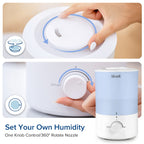 Levoit Top Fill Humidifiers for Bedroom, 2.5L Tank for Large Room, 25dB
