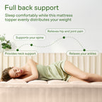 Niagara Sleep Solution Queen Ultra Soft Mattress Topper — Back Pain Relief