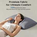 JOLLYVOGUE Firm King Size Pillows Set of 4, Cooling Supportive Bed Pillows with Oeko-Tex Certified Soft Down Alternative Fill, Luxury Hotel Quality for Back, Stomach and Side Sleepers