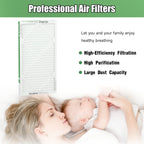 TRIGHTFILTERS 14x20x1 Air Filter 4 Pack, MERV 8 Filter Replacement