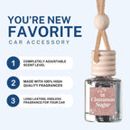 CANDECraftCo 2 Pack Hanging Car Air Freshener Diffuser for Essential Oils