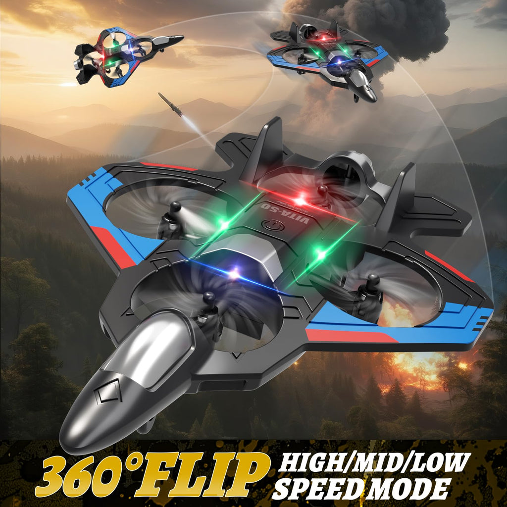 4DRC RC Planes Remote Control Airplanes for Kids,Halloween,2Batteries