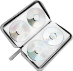 Siveit CD DVD Cases 96 Capacity Disc Storage Binder for Car(Black)
