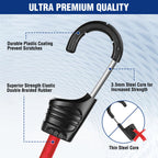 WORKPRO 24" Bungee Cords with Hooks, 4 Pack Heavy Duty Outdoor Bungee Strap