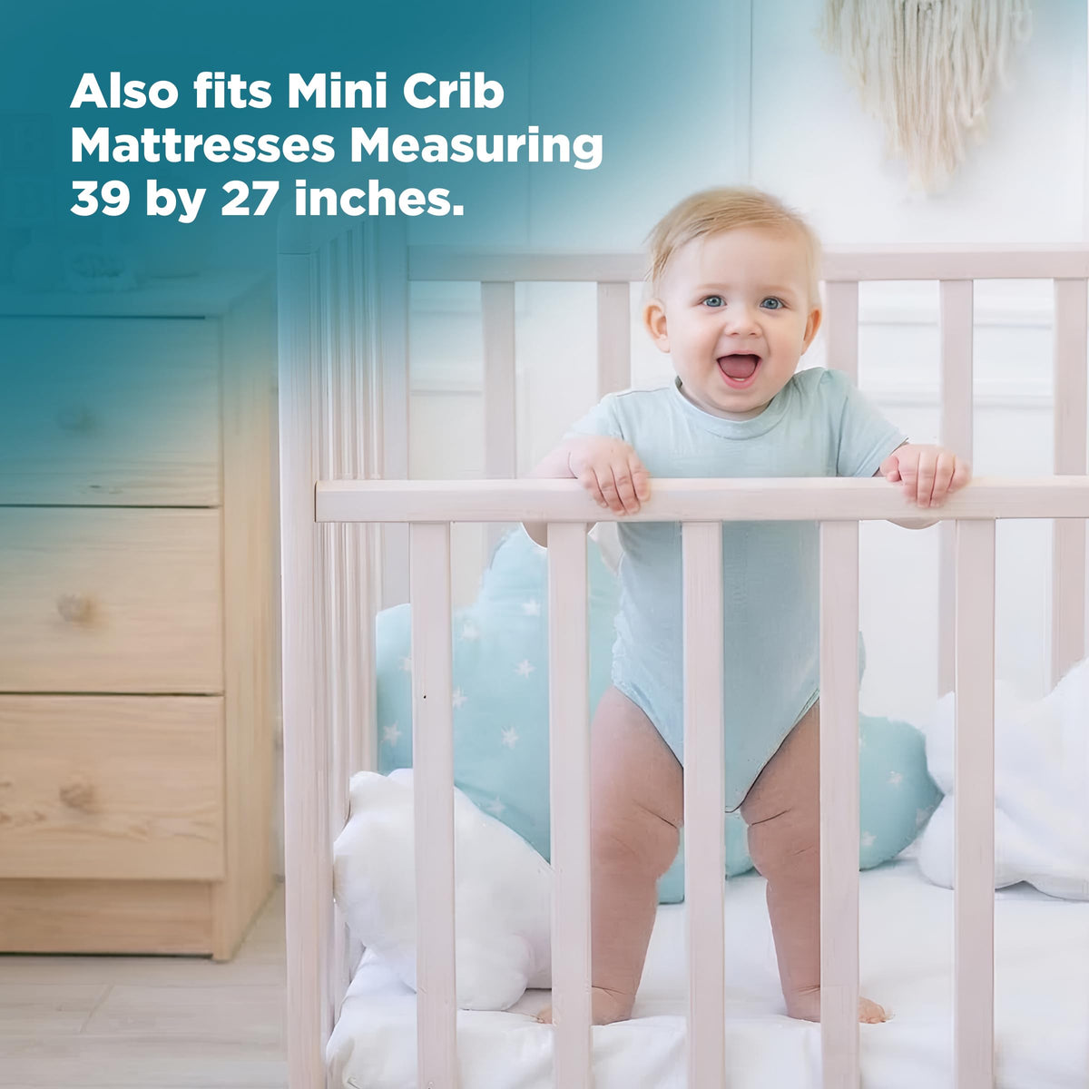 PlushDeluxe Bamboo Waterproof Mattress Protector, King Size, Ultra Soft