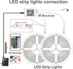 DAYBETTER LED Strip Lights 110ft RGB Music Sync Smart App Control 1 Roll