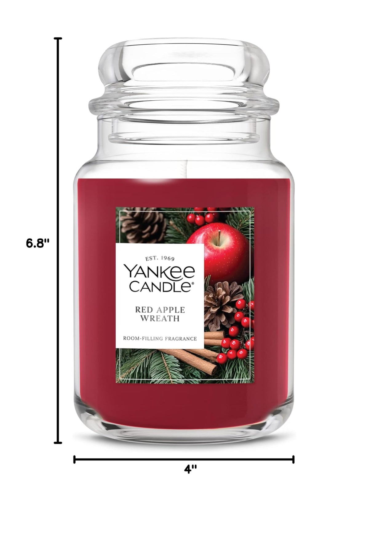 Yankee Candle Balsam & Cedar Scented Candle, 22oz Large Jar