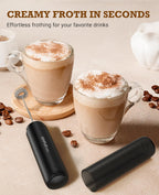 SIMPLETASTE Milk Frother Handheld Electric Foam Maker Battery Operated