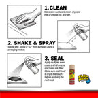 Flex Seal Spray Rubber Sealant Coating, Waterproof, Clear, 17 oz, 2-Pack