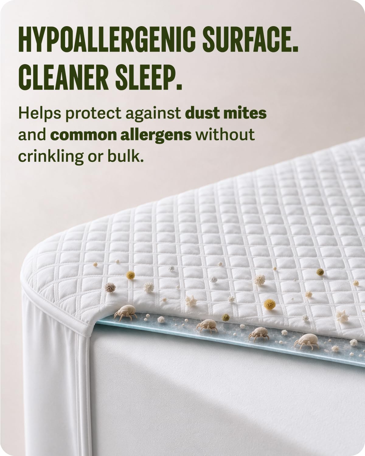 SafeRest Waterproof Queen Size Mattress Protector