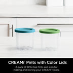 Ninja® CREAMi® Original Pints 4 Pack with Storage Lids, XSKPLD4BCD