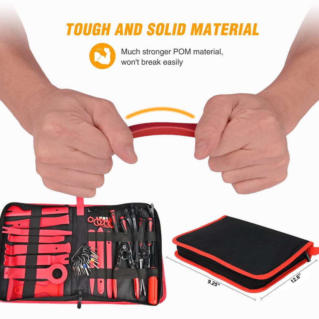 GOOACC 238Pcs Auto Trim Removal Tool and Push Pin Retainer Clip Set