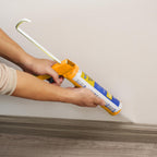 Bates- Caulking Gun, 10:1 Thrust Ratio, Orange, No Drip Sealant Gun