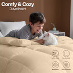 Utopia Bedding Queen Comforter, Duvet Insert, White, 88 x 88 Inches