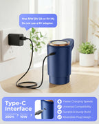 Water Jug Pump for 5 Gallon Bottle – Portable Electric USB-C Charging Dispenser, Dual Powerful Motors, Fast Flow, Fits 2-5 Gallon Jugs – Ideal for Home, Office, Camping, RV, Black