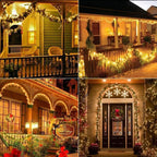 Joomer Solar Fairy Lights, 2-Pack Total 80FT 240LED String Lights, White