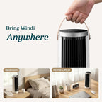 Levoit Tower Fan for Bedroom, 20dB Quiet Desk Fan, Easy to Carry & Plug-in