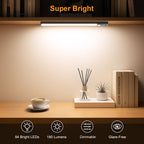 Gritin 10.2inch Under Cabinet Lighting Rechargeable 2 Pack