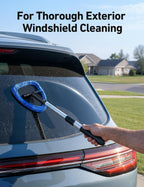 AstroAI Windshield Cleaner Tool & Car Interior Detailing Kit, Blue, 21 in