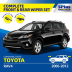 5 PLUS Custom-Fit Wipers fits Toyota RAV4 2001-2005 Windshield Wipers