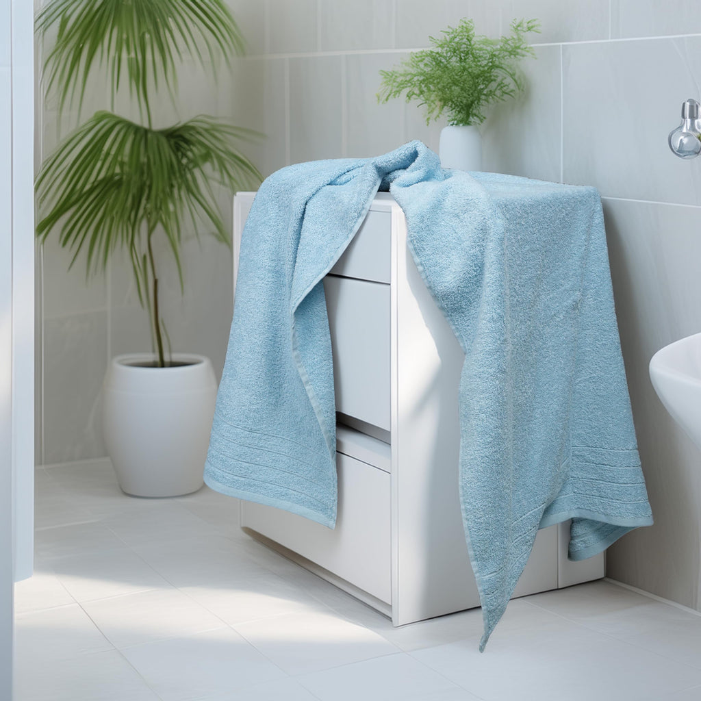 Tens Towels 4 Piece Extra Large Bath Towels 30 x 60 Inches, Dark Grey