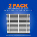 Genuine AprilAire 213 Replacement Filter for AprilAire Whole-House Air Purifiers - MERV 13, Healthy Home Allergy, 20x25x4 Air Filter (Pack of 2)