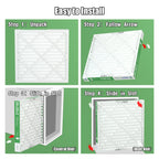 TRIGHTFILTERS 14x20x1 Air Filter 4 Pack, MERV 8 Filter Replacement
