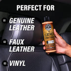 Chemical Guys, Leather Cleaner & Conditioner Kit, Travel Size, 2 x 4 oz