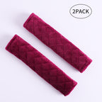 Amooca 2 Pack Seat Belt Covers Soft Shoulder Pad for Cars & Backpack