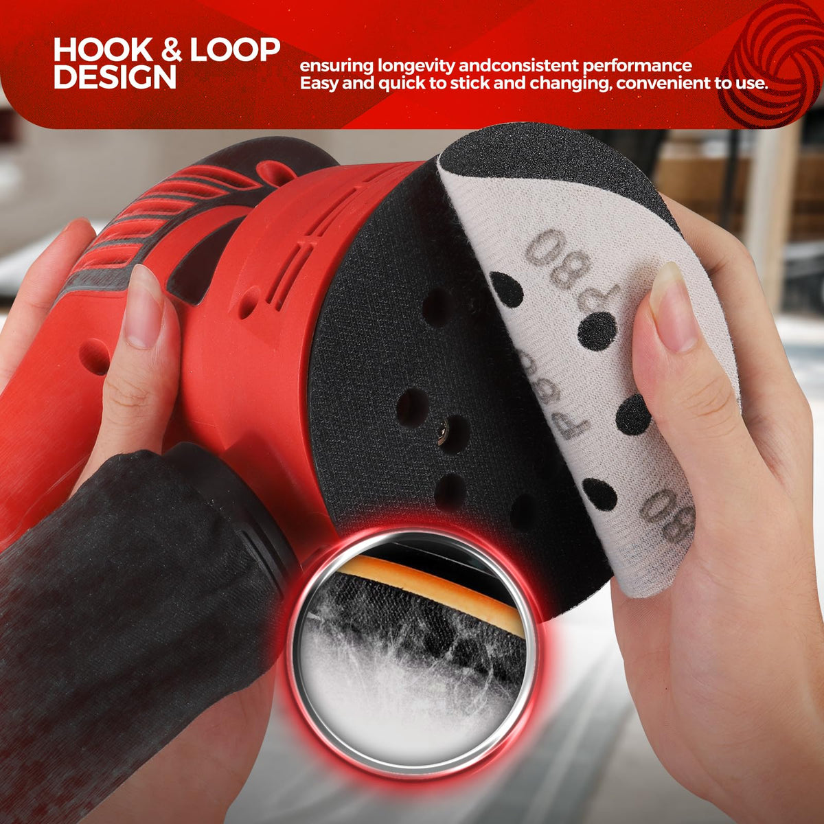 50PCS 5 Inch Sanding Discs 2500 Grit Random Orbit Sander Sandpaper
