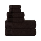 GLAMBURG Ultra Soft 4 Pack Oversized Bath Towel Set 27x54 inches, 100% Cotton Bath Towels, Highly Absorbant Compact Quickdry & Lightweight Towel, Ideal for Gym Travel Camp Pool - Charcoal Grey