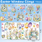 Holiday Window Clings for Home Decorations (Romantic)
