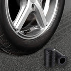 CKAuto Tire Valve Stem Caps, Aluminum Black, 4 pcs/Pack