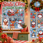 Holiday Window Clings for Home Decorations (Romantic)