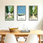 upsimples 12x16 Poster Frame, Easy Slide-In Assembly, White, 3 Pack