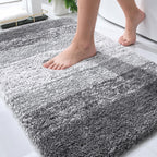 OLANLY Small Bathroom Rugs 24x16, Extra Soft Absorbent Microfiber Bath Rugs
