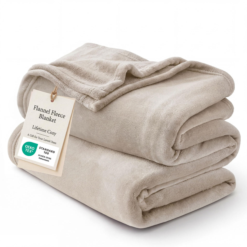 Bedsure GentleSoft Fleece Blanket Twin Size Camel - 300GSM Lightweight Plush Fuzzy Cozy Soft Warm Blanket for Bed, Sofa, Couch, Travel, Camping, 60x80 inches