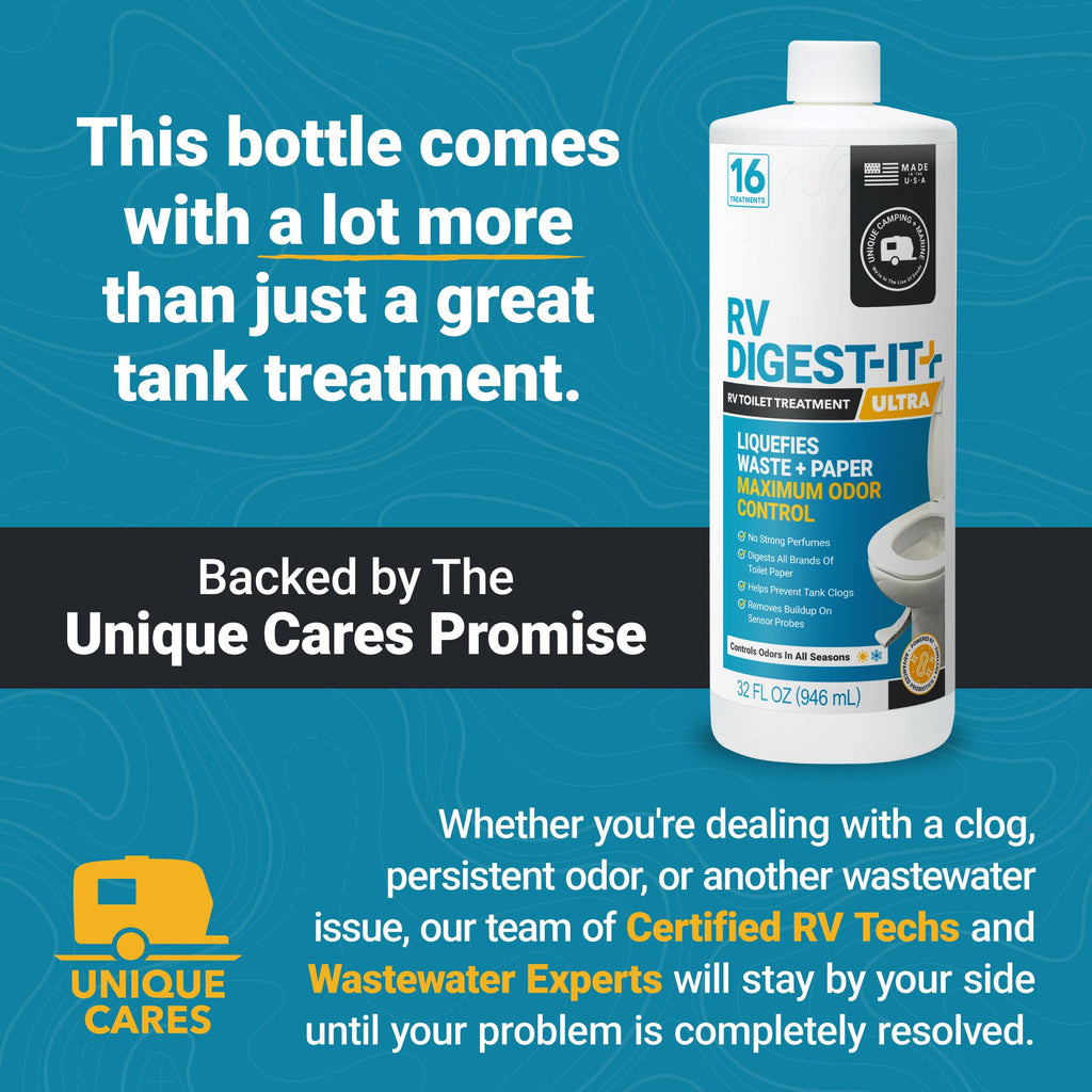 Unique RV Digest-It Liquid RV Holding Tank Treatment Gallon